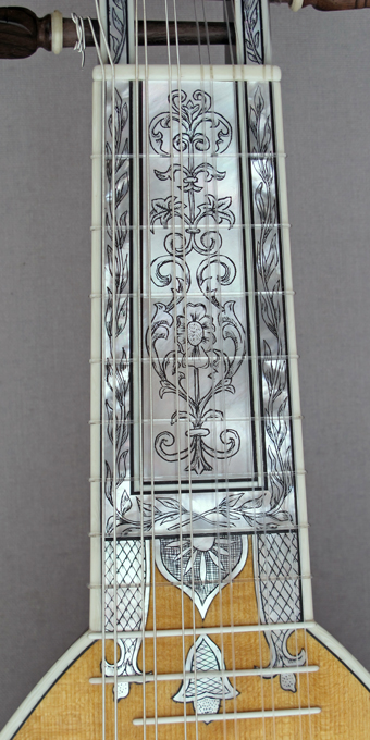 Barockmandoline Detail