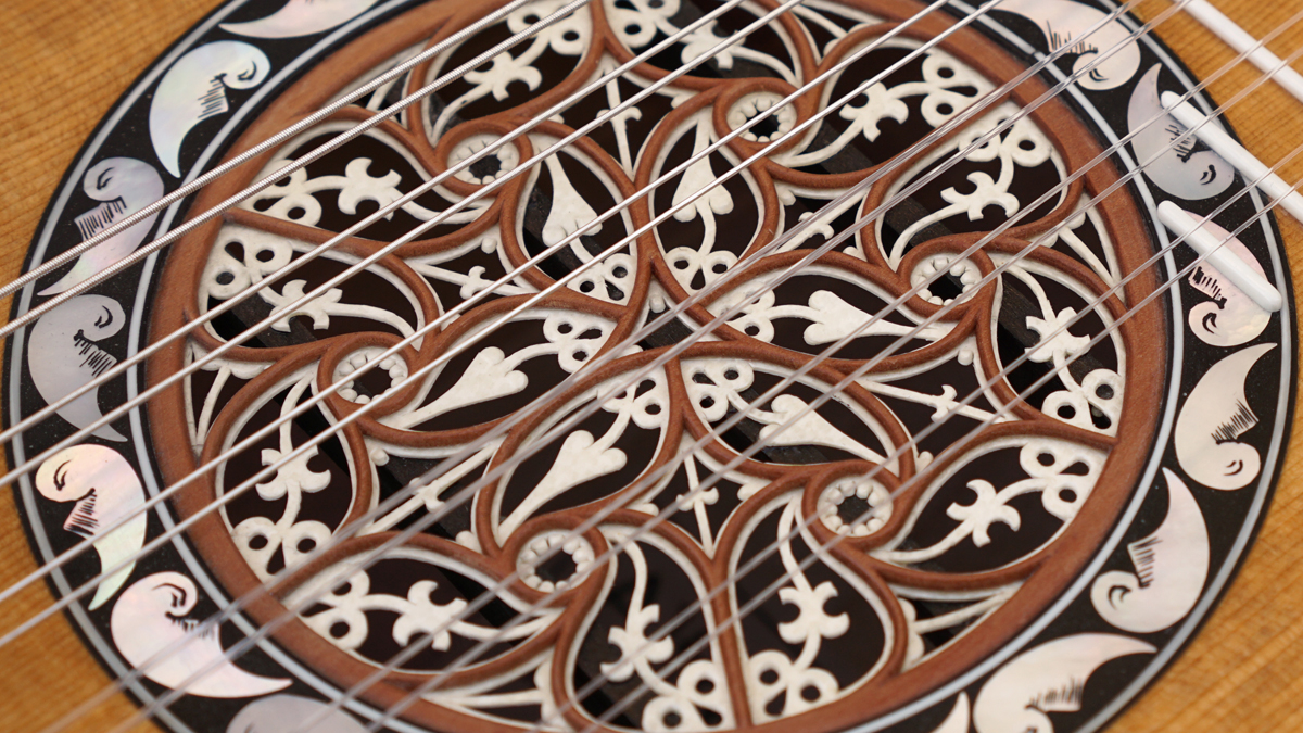 Barockmandoline Detail