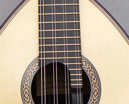 Moderne Mandoline Detail